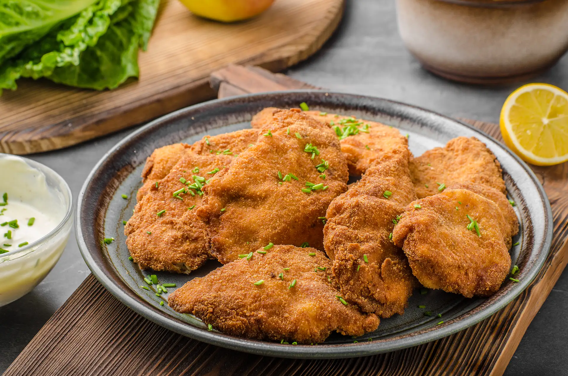 Schnitzel Teller